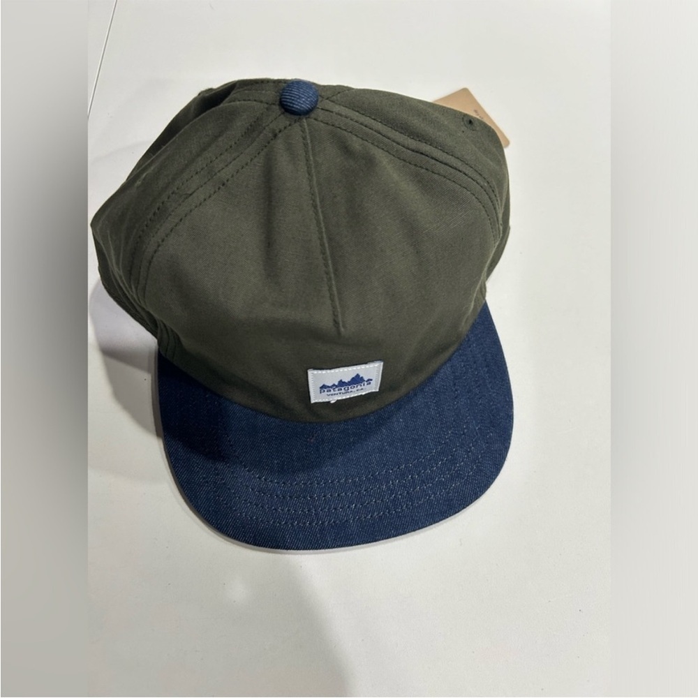 Patagonia Men's Range Cap Pine Needle Green Hat NWT Hat Organic Cotton Canvas